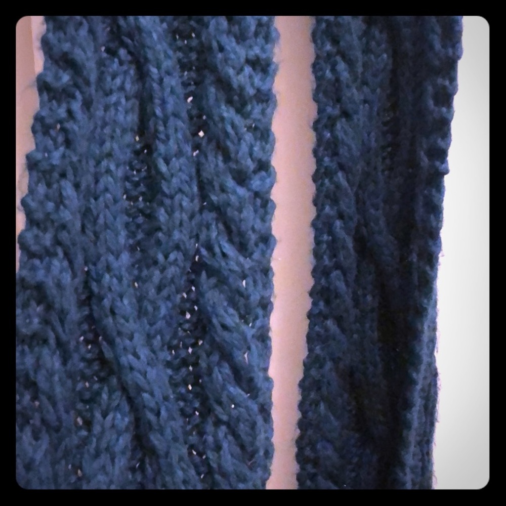 H&M Dark Teal Long Scarf